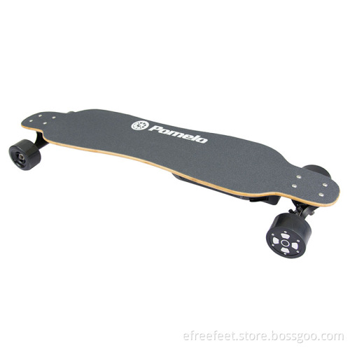 Pomelo P5 mini smart four wheel electric skateboard powerful motor with removable battery pack